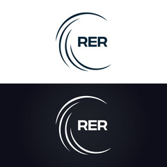  RER logo. R E R design. White RER letter. RER, R E R letter logo design. Initial letter RER linked circle uppercase monogram logo. R E R letter logo vector design. top logo, Most Recent, Featured,