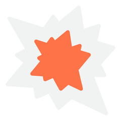Fototapeta premium Boom icon