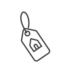 Homemade hang labels icon vector element design