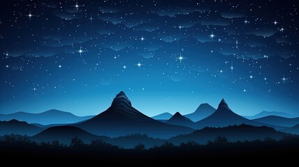 winter mountain landscape