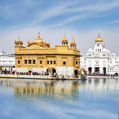 Fototapeta premium Golden Temple, Darbar Sahib, Amritsar, Punjab, India