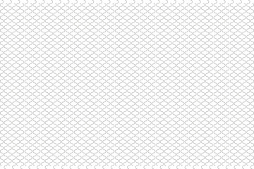 Seamless pattern. Gray outline. Small circle in a checkerboard pattern on a white background. Flyer background design, advertising background, fabric, clothing, texture, textile pattern. 