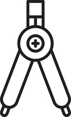 Compass Divider Icon