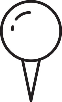 recommend clip art: Push Pin Icon Line Art
                    