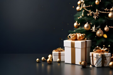 Christmas Magic: A Well-Decorated Tree with Colorful Ornaments