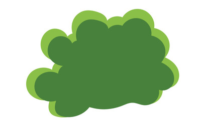 Bush clipart. Isolated on a white background. vector illustration. EPS 10