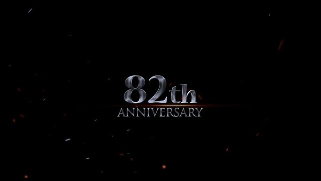 82th Happy Anniversary, 82th Years, Celebrate 82th Year Anniversary Video, 82 Years Anniversary Videos, Celebrate 82th Wadding Anniversary, 82th Wadding Anniversary Text Animation