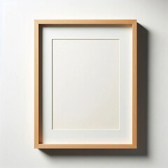 Fototapeta premium Photo blank frame tropical background. Ai generative
