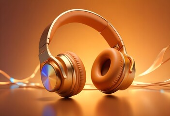 headphone 3d art