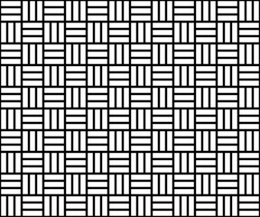 算崩し　日本伝統柄　シームレスの和柄素材　カラー:黒バージョン