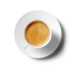 coffee cup isolated on white background