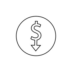 Cheap Icon. Not Expensive Symbol. 