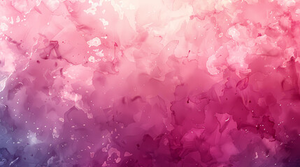 Fototapeta premium Abstract pink and purple watercolor background with fluid textures.