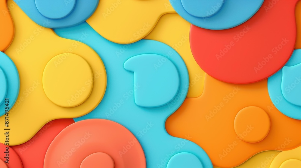 Poster dynamic numerical abstract background perfect for presentations and data visualization.