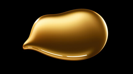 Elevate your brand with a luxurious golden speech bubble icon.