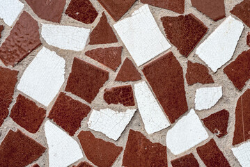 background old stone wall with abstract pattern close up