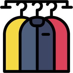 Vector Icon Cover, Hanger, Fashion, Clothing, Protection
