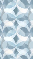 Abstract Geometric Pattern Wallpaper in Blue and White Hues