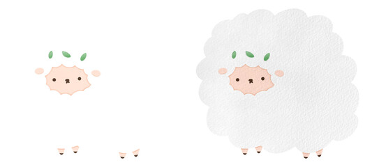 Sheep Cartoon illustration Lamb Cartoon Animal Farm Cartoon