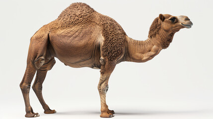 camel isolated on white