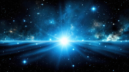 Explore the beauty of a cosmic explosion in the universe with vibrant galactic energy.