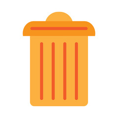 garbage Vector Flat Icon Design