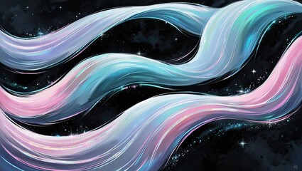 A Mesmerizing cosmic dreamscape Painted with Ethereal Generative ai