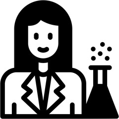 Chemist, Professions And Jobs, Profession, Flask, Health Icon