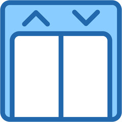 Vector Icon Elevator, Lift, Doors, Doorway, Transportation, Electronics