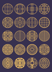 Chinese traditional circular pattern B.eps
