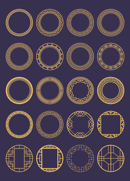 Chinese traditional circular pattern A.eps