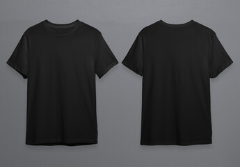 Tshirt Two Flatlay Mockup
