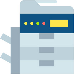 Naklejka premium Vector Icon Copier, Copy Machine, Photocopier, Office Tools, Photocopying