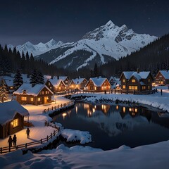 Fototapeta premium landscape in the mountains