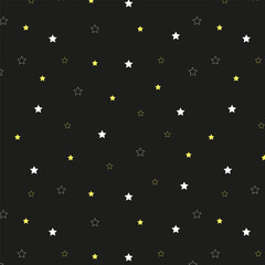 Night stars pattern