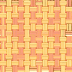 seamless pattern of basketweave with a textured fabric look, Generative AI