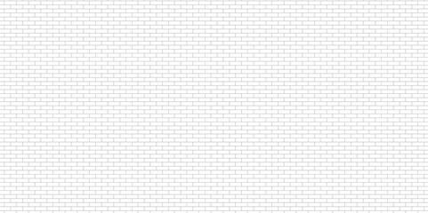 Brick wall. Simple geometric seamless pattern. Textured background. White brick wall texture seamless vector illustration - Vector