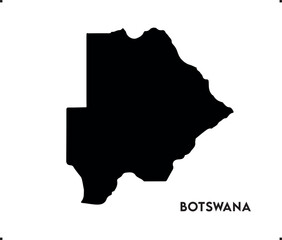 Botswana icon vector design, Botswana Logo design, Botswana's unique charm and natural wonders, Use it in your marketing materials, travel guides, or digital projects, Botswana map logo vector