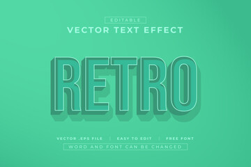 Retro text effects