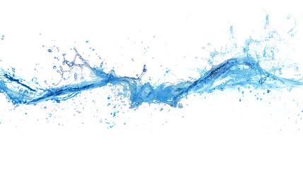 splash of water isolate on white background