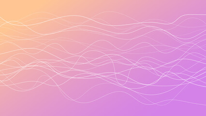 Abstract gradient background with wave beams