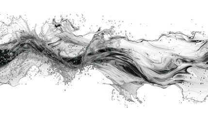 splash of water isolate on white background