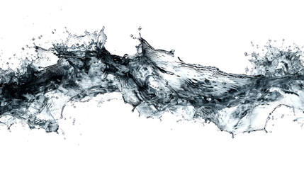 Fototapeta premium splash of water isolate on white background