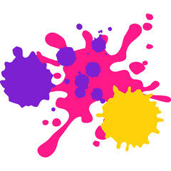 Colorfull Ink Splash