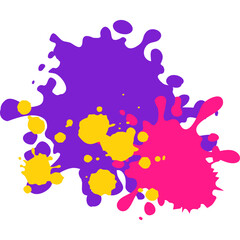 Colorfull Ink Splash