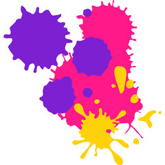 Colorfull Ink Splash