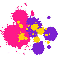 Colorfull Ink Splash