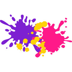 Colorfull Ink Splash