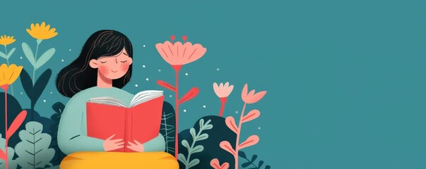 Illustrator designing a whimsical book cover, art, narrative inspiration and creative imagination