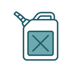 jerrycan icon vector design template simple and clean